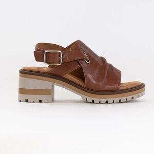 NWOT Salvia “Hope” Cuoio Sheep Leather Platform Sandals. Chunky. Comfort. Sz 36